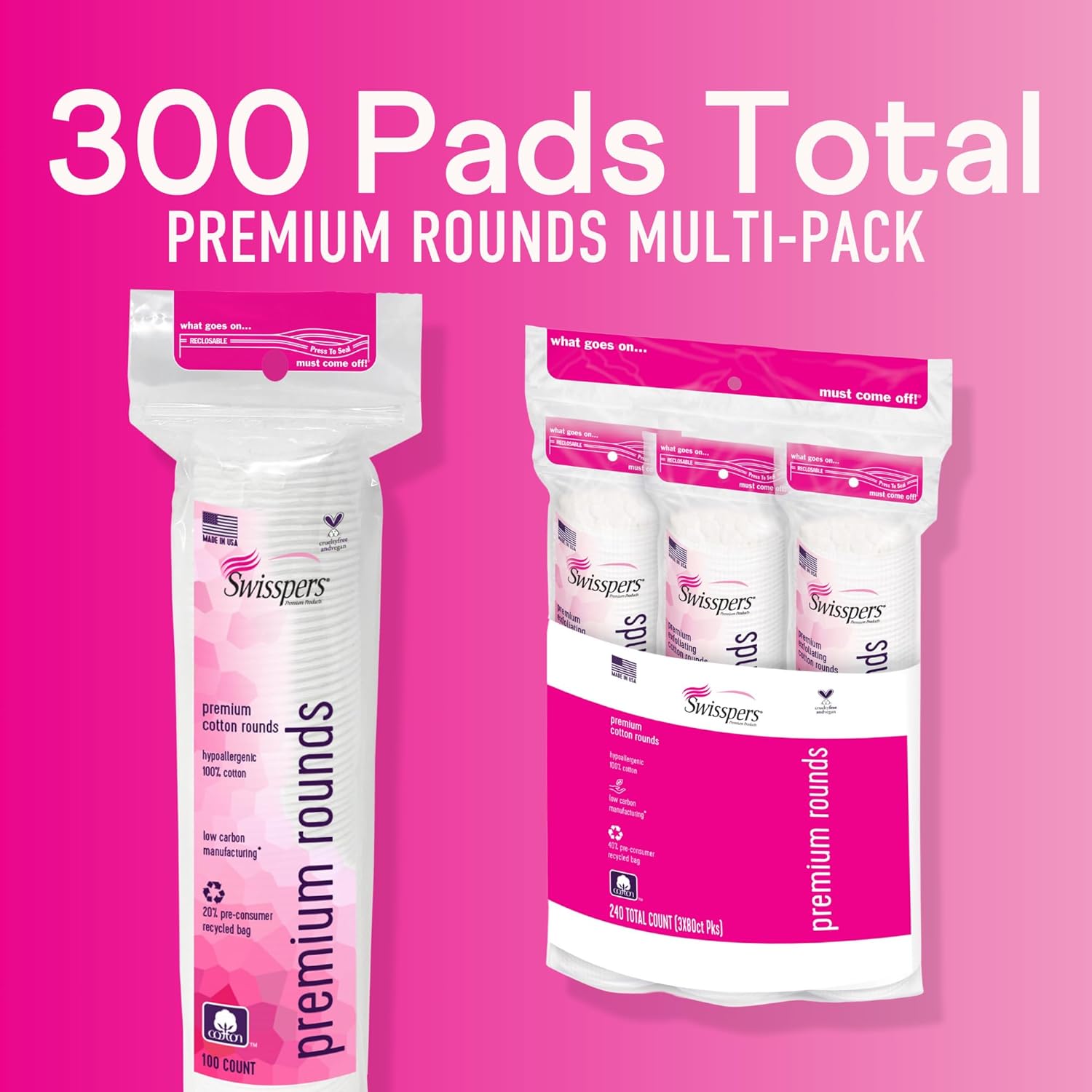 Dual Sided Cotton Rounds for M - Skincare Xxl incelemesi ve fiyatı