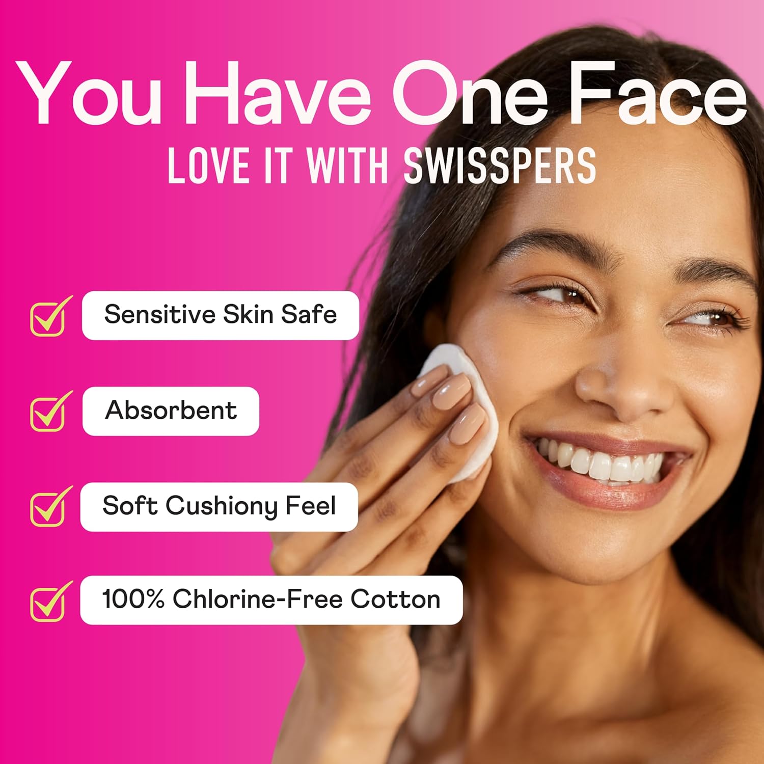 Dual Sided Cotton Rounds for M - Skincare Xxl incelemesi ve fiyatı