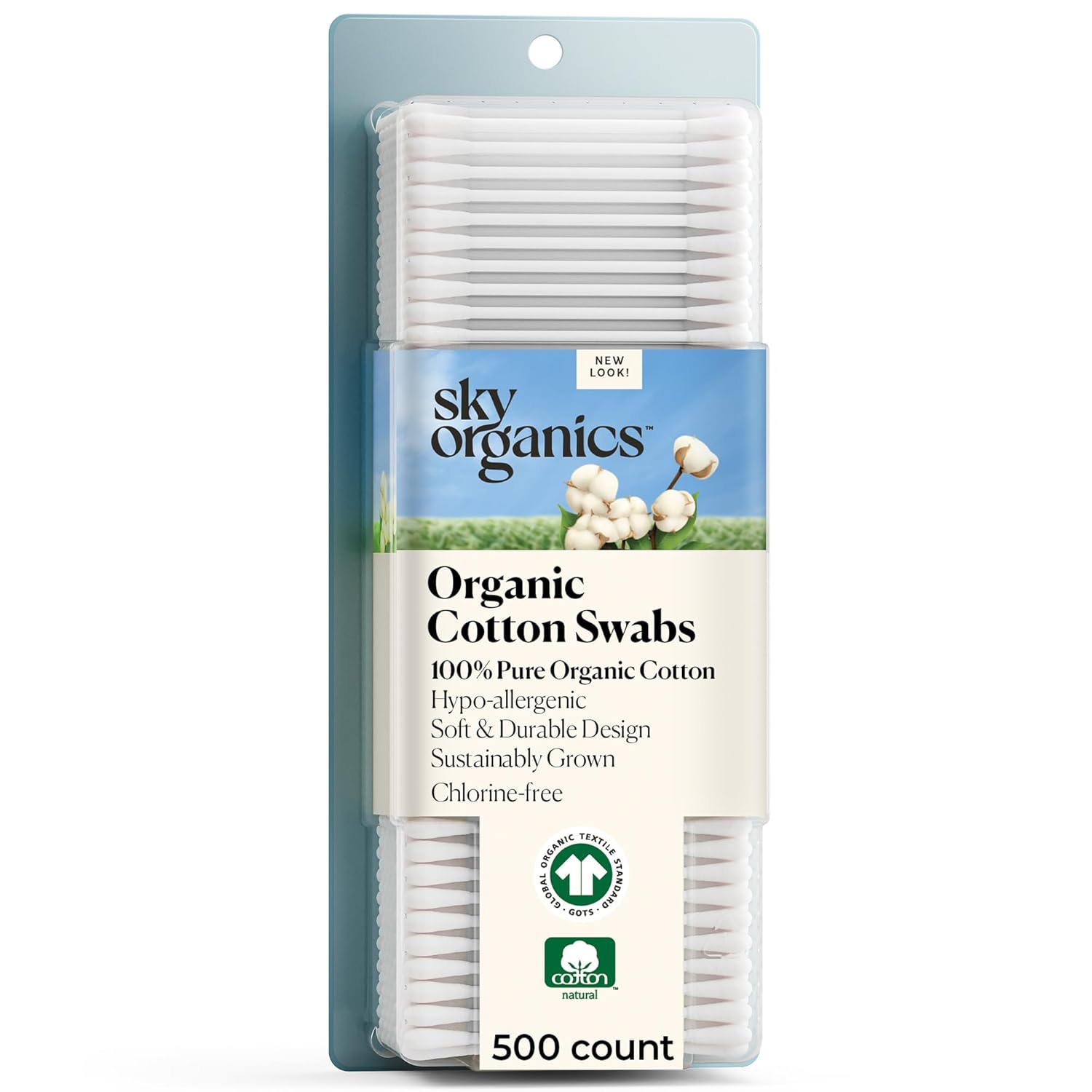 Organic Cotton Swabs 500 ct Ul - Skincare Xxl incelemesi ve fiyatı