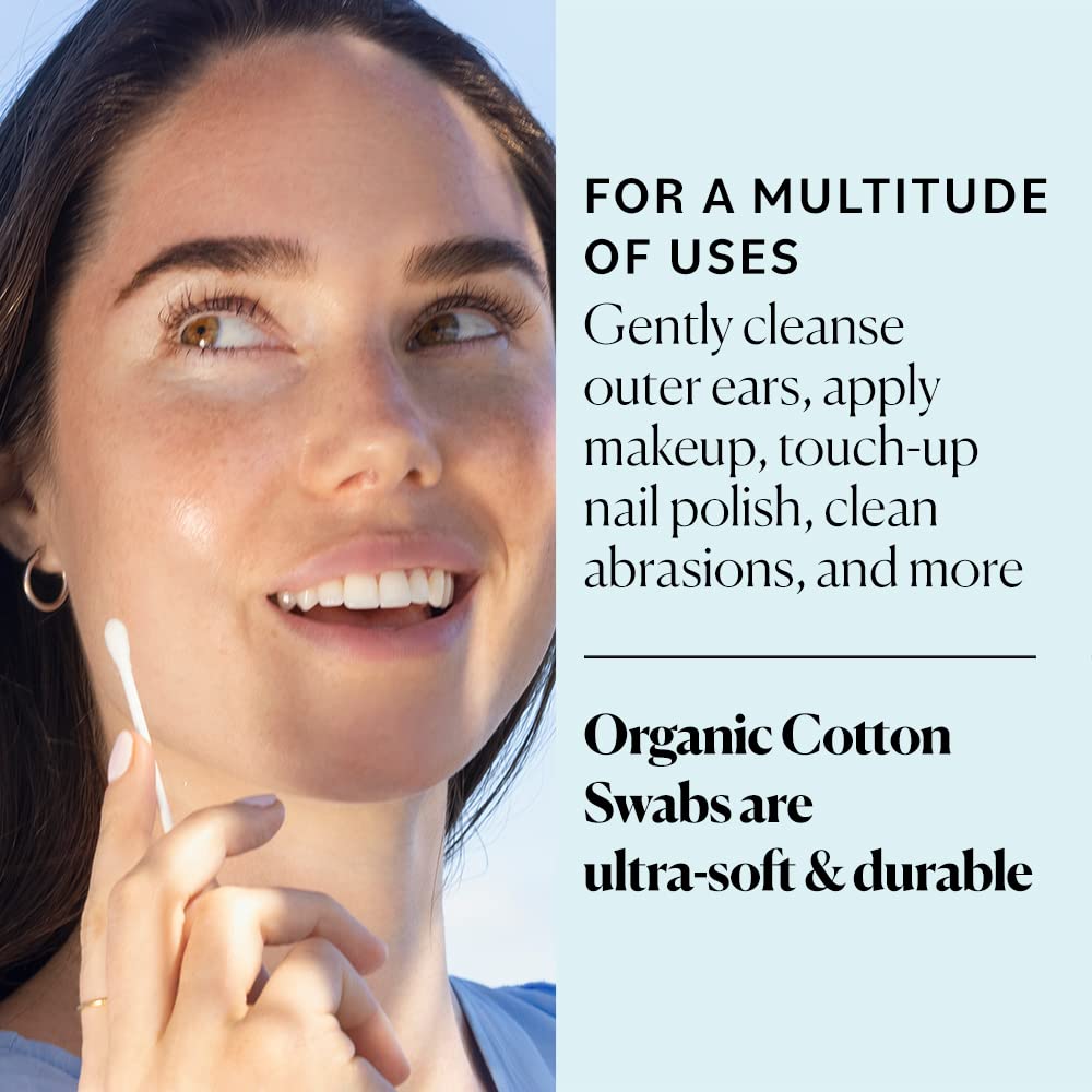 Organic Cotton Swabs 500 ct Ul - Skincare Xxl incelemesi ve fiyatı